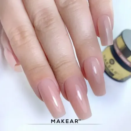 Gel costruttore GEL&GO CARAMEL Makear 50 gr, unghie Makear, GEL COSTRUTTORI unghie.