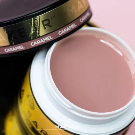 Gel costruttore GEL&GO CARAMEL Makear 50 gr, unghie Makear, GEL COSTRUTTORI unghie.