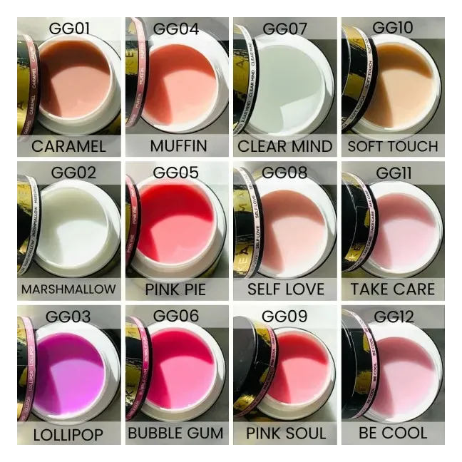 Gel costruttore GEL&GO CARAMEL Makear 50 gr, unghie Makear, GEL COSTRUTTORI unghie.