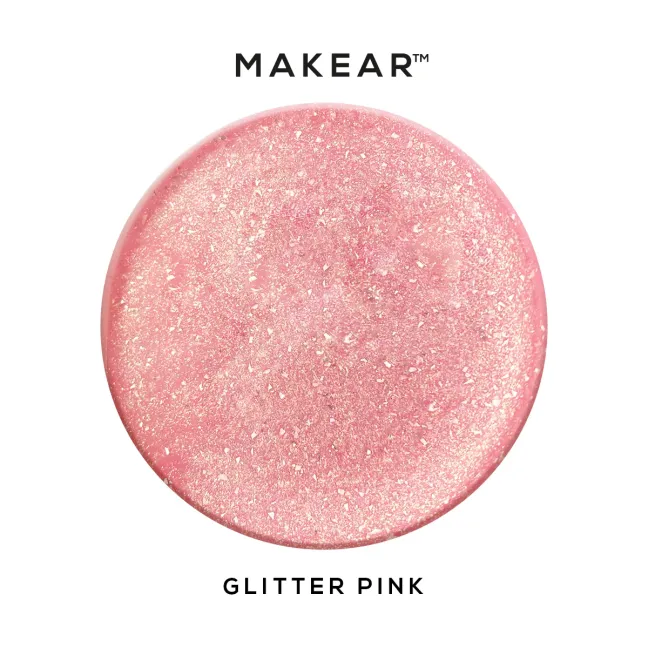 Gel costruttore GEL&GO GLITTER PINK Makear 50 gr, unghie Makear, GEL COSTRUTTORI unghie.
