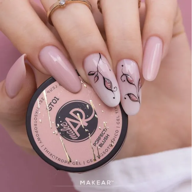 Gel costruttore GELTIX PERFECT BLUSH Makear 50 gr, unghie Makear, GEL COSTRUTTORI unghie.