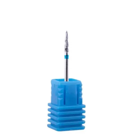 Punta fresa cuticole antipolvere, forma tornado, in diamante, unghie Allepaznokcie, PUNTE FRESA unghie.