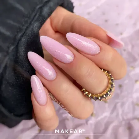 Base ibrida glitter RUBBER SPARKLING ANDROMED Makear 8 ml, unghie Makear, BASI & TOP unghie.