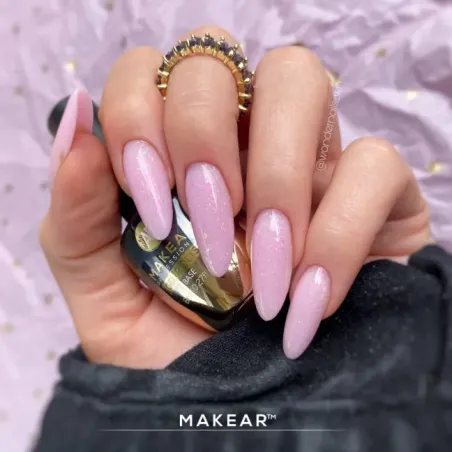 Base ibrida glitter RUBBER SPARKLING ANDROMED Makear 8 ml, unghie Makear, BASI & TOP unghie.