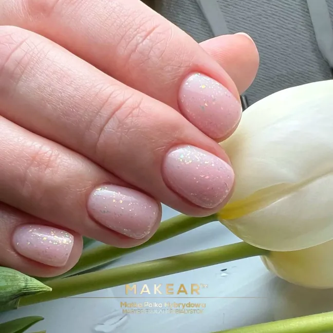 Base ibrida glitter RUBBER SPARKLING SAGITTA Makear 8 ml, unghie Makear, BASI & TOP unghie.