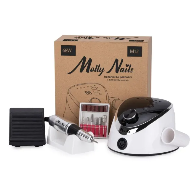 Fresa unghie MollyLac M12 68W, 35000 giri, unghie Allepaznokcie, FRESE MICROMOTORI unghie.