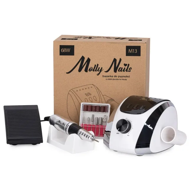 Fresa unghie MollyLac M13 68W, 35000 giri, unghie Allepaznokcie, FRESE MICROMOTORI unghie.