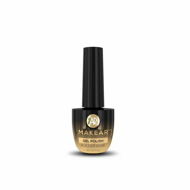 Gel costruttore boccetta BUILDER BASE MILKY Makear 8 ml, unghie Makear, BASI & TOP unghie.
