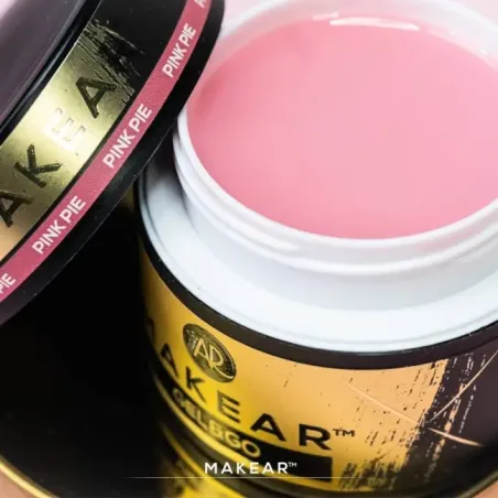 Gel costruttore GEL&GO PINK PIE Makear 50 gr, unghie Makear, GEL COSTRUTTORI unghie.