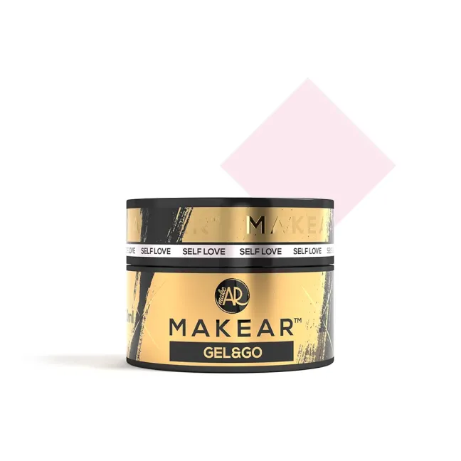 Gel costruttore GEL&GO SELF LOVE Makear 50 gr, unghie Makear, GEL COSTRUTTORI unghie.