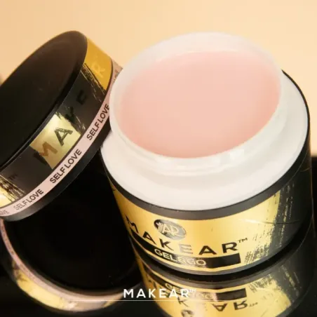 Gel costruttore GEL&GO SELF LOVE Makear 50 gr, unghie Makear, GEL COSTRUTTORI unghie.