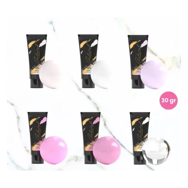 Polygel Acrygel GELACRYL COVER PINK Makear 30 gr, unghie Makear, ACRYGEL unghie.