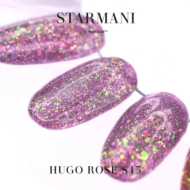 Semipermanente Polish GLITTER DIAMOND S45 Makear 8 gr, unghie Makear, SEMIPERMANENTI unghie.