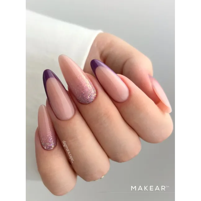 Semipermanente Polish GLITTER DIAMOND S45 Makear 8 gr, unghie Makear, SEMIPERMANENTI unghie.