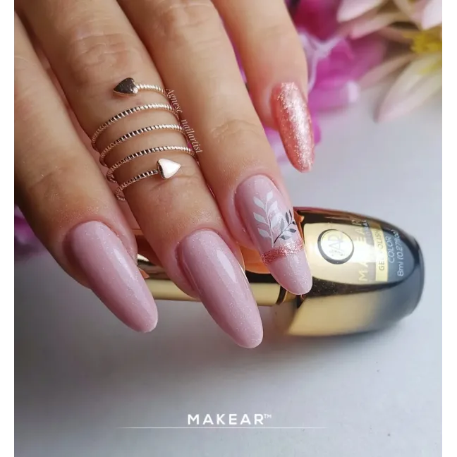 Semipermanente Polish GLITTER DIAMOND S36 Makear 8 gr, unghie Makear, SEMIPERMANENTI unghie.