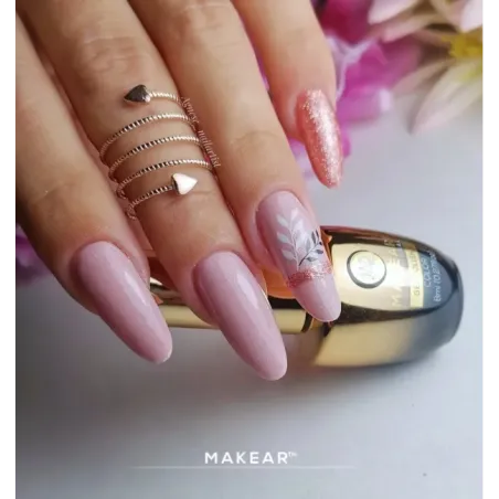 Semipermanente Polish GLITTER DIAMOND S36 Makear 8 gr, unghie Makear, SEMIPERMANENTI unghie.