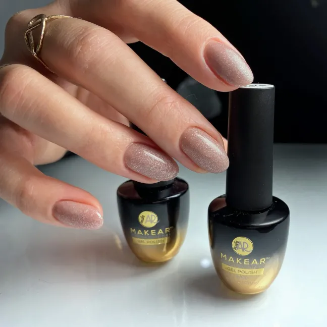 Semipermanente Polish GLITTER DIAMOND S35 Makear 8 gr, unghie Makear, SEMIPERMANENTI unghie.