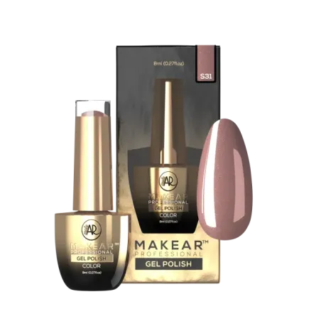 Semipermanente Polish GLITTER DIAMOND S31 Makear 8 gr, unghie Makear, SEMIPERMANENTI unghie.