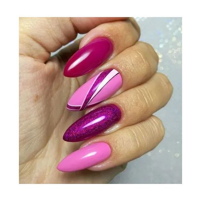 Semipermanente Polish GLITTER DIAMOND S18 Makear 8 gr, unghie Makear, SEMIPERMANENTI unghie.