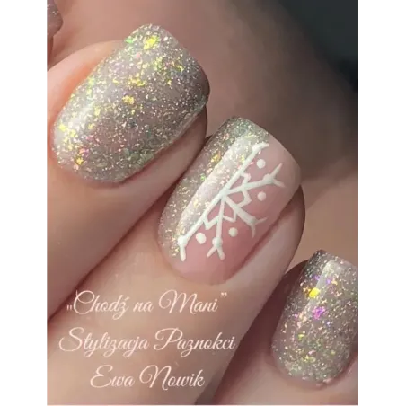 Semipermanente Polish GLITTER DIAMOND S48 Makear 8 gr, unghie Makear, SEMIPERMANENTI unghie.