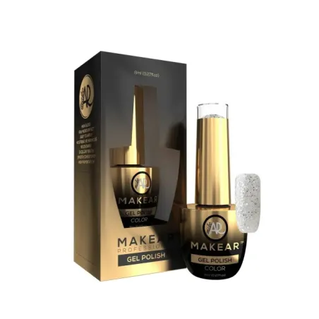 Semipermanente Polish GLITTER DIAMOND S17 Makear 8 gr, unghie Makear, SEMIPERMANENTI unghie.