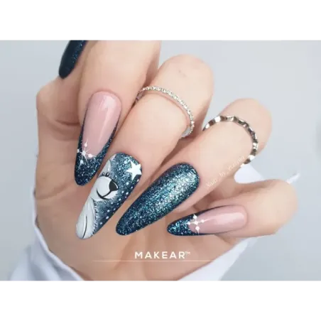 Semipermanente Polish GLITTER DIAMOND S42 Makear 8 gr, unghie Makear, SEMIPERMANENTI unghie.