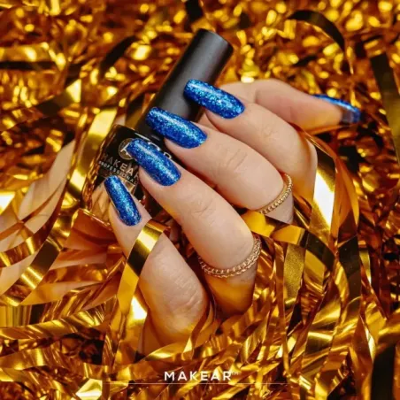 Semipermanente Polish GLITTER DIAMOND S41 Makear 8 gr, unghie Makear, SEMIPERMANENTI unghie.