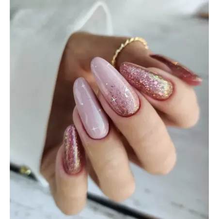 Semipermanente Polish GLITTER DIAMOND S44 Makear 8 gr, unghie Makear, SEMIPERMANENTI unghie.