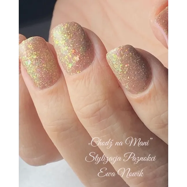 Semipermanente Polish GLITTER DIAMOND S43 Makear 8 gr, unghie Makear, SEMIPERMANENTI unghie.