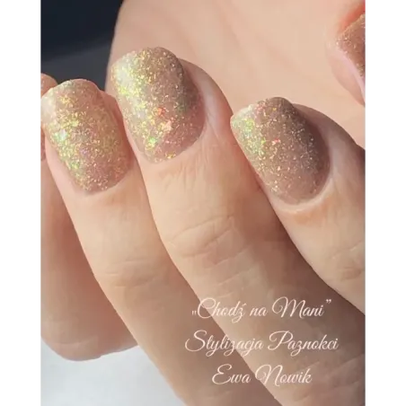 Semipermanente Polish GLITTER DIAMOND S43 Makear 8 gr, unghie Makear, SEMIPERMANENTI unghie.