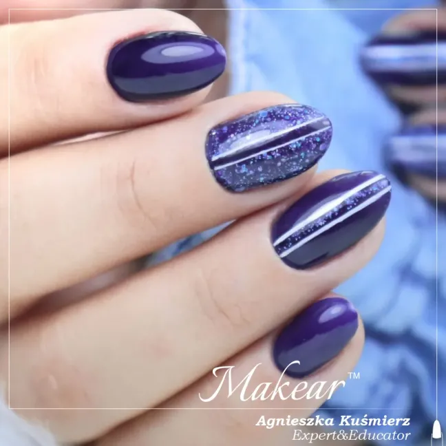 Semipermanente Polish GLITTER DIAMOND S12 Makear 8 gr, unghie Makear, SEMIPERMANENTI unghie.
