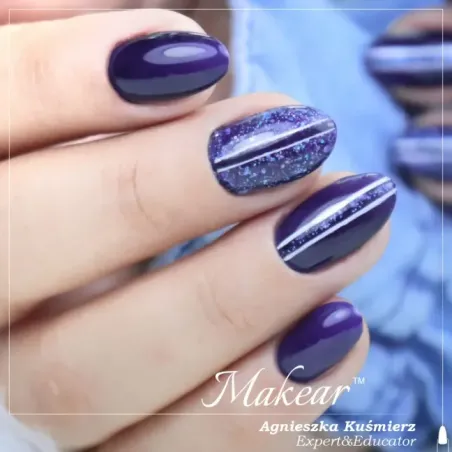 Semipermanente Polish GLITTER DIAMOND S12 Makear 8 gr, unghie Makear, SEMIPERMANENTI unghie.