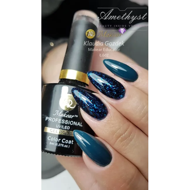 Semipermanente Polish GLITTER DIAMOND S08 Makear 8 gr, unghie Makear, SEMIPERMANENTI unghie.