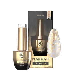 Semipermanente Polish GLITTER DIAMOND S03 Makear 8 gr, unghie Makear, SEMIPERMANENTI unghie.